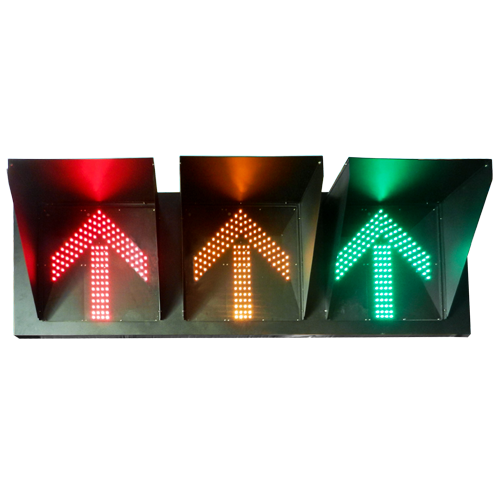 500框架式红黄绿箭头方向指示 机动车交通信号灯