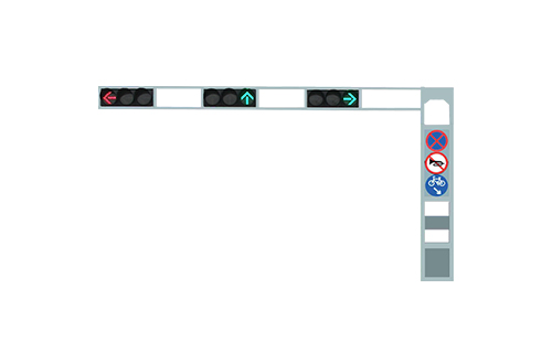 一体式框架信号灯杆