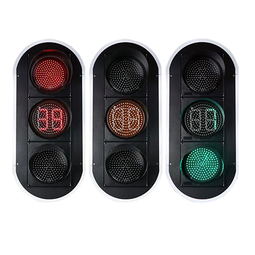 红黄绿满屏含双8倒计时 机动车交通信号灯